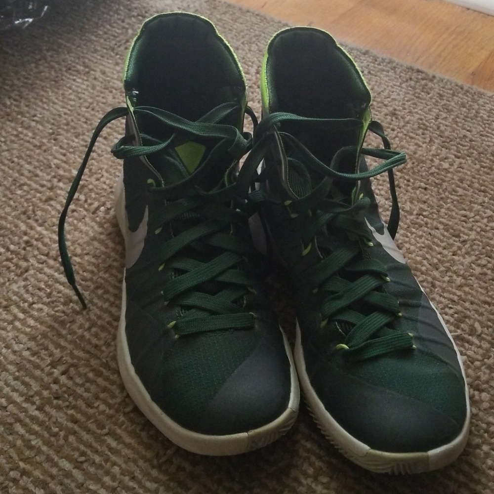 Nike 2015 men's green hyperdunks